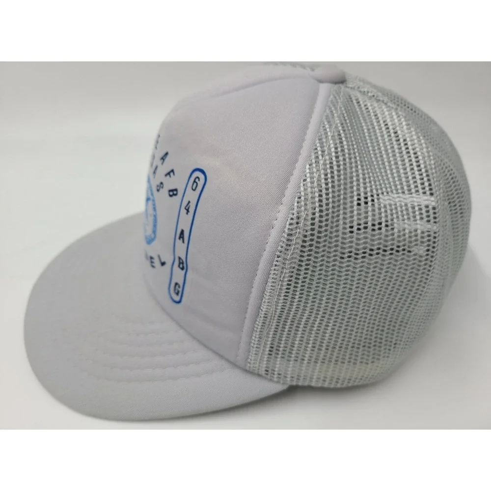 Vintage Reese Air Force Base Texas Chapel Mesh Snapback (Fits Small) Hat Cap AFB